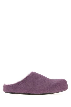 Marni Purple Slip-on Mules