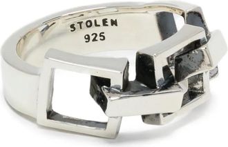 Stolen Girlfriends Club Anello Death Metal - Argento