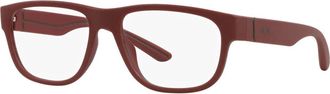 A|X Armani Exchange Mens Opticals Matte Red 56mm Opticals