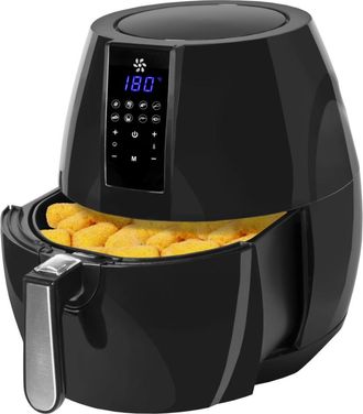 Trade Shop Trade Shop - Friggitrice Aria Calda Digitale Senza Olio Airfryer 7 Lt Frigge Cuoce 1800w