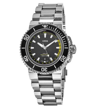 Oris Pre-owned Oris Aquis Depth Gauge Automatic Black Dial Mens Watch 01 733 7755 4154-Set MB