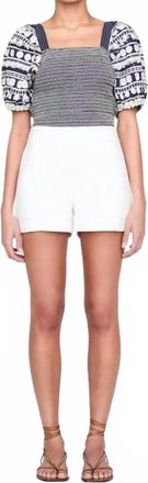 Marie Oliver Mia Solid Short In White