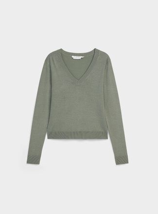 Contemporaine Womens Fluid V-neck sweater