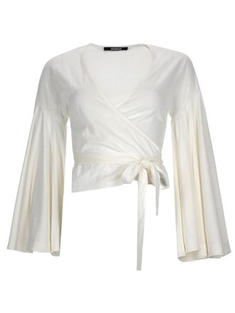 Jacquemus Le Cache Coeur Ventadou Wrap Top