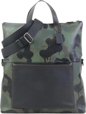 Coach Tweedehands leren schoudertassen - Heren - Vintage Shopper - Veelkleurig - ONE Size - Leer - Vintage