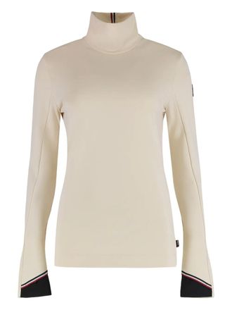 Moncler Top da sci Polartec a collo alto - Toni neutri