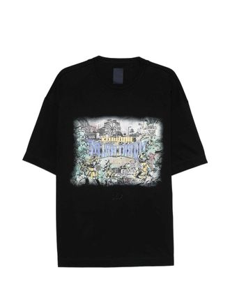 Juun.J Space Cartoon Over Fit Short Sleeve