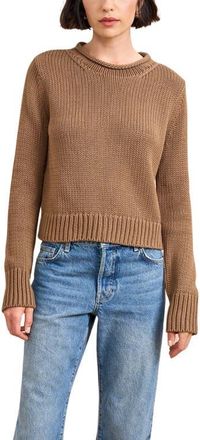 La Ligne Solid Mini Marina Sweater in Tan at Nordstrom, Size X-Small