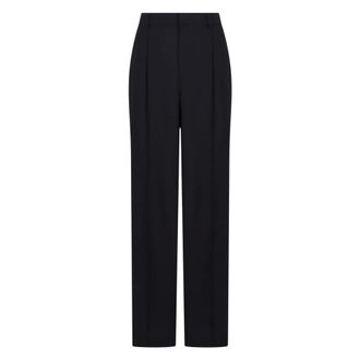 Pantaloni Torino Straight Trousers, female, Black, Size: S Wide Trousers