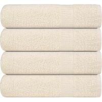 OEM Toallas De Ba&ntilde;o Frogn, Juego De 4, Color Crema, 70 X 140 Cm, 360 G/m&sup2; - Crezuo