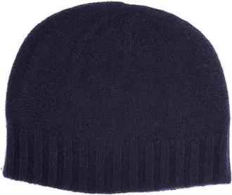 Drumohr Reversible Pure Cashmere Beanie Biscottino Design