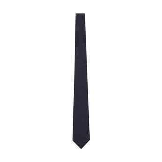 Emporio Armani Ties, male, Blue, Size: ONE SIZE Blue Jacquard Silk Ties Set