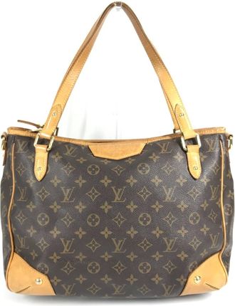 Louis Vuitton Brown Monogram Shoulder Bag Tote Bag (Pre-Owned)