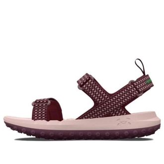 Under Armour Fat Tire Hiking Sandal Burgundy Pink 3026937-600
