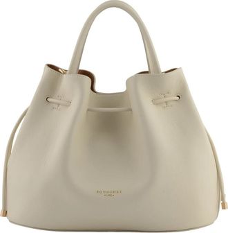 Pourchet Florin Bucket Bag - Dames - Schoudertassen - Beige - ONE Size - Leer - Tassen