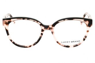 Lucky Brand VLBD243 Tortoiseshell Round Frame Eyeglasses - Brown