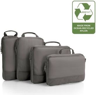 Heys EcoTex Compression Packing Cube 4 Piece Set in Grey Stone at Nordstrom