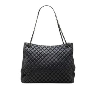 Chanel Pre-owned New Bubble Tote - Dames - Pre-owned - Blauw - Maat: ONE Size Leer