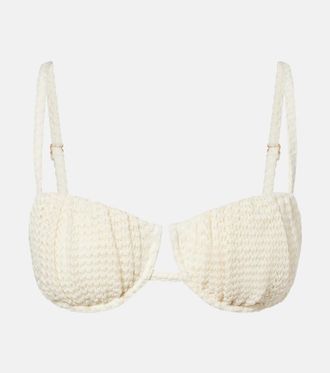 Montce Swim Simonette knitted bikini top