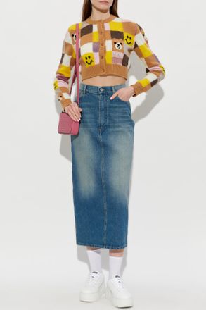 Moschino Denim Skirt, Womens, Blue