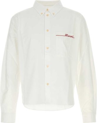 Marni White Oxford Shirt