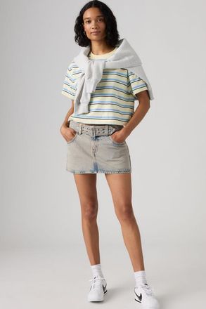 Levi's Minifalda con cintur&oacute;n - Mujer - 23 - Gris / Mine Time
