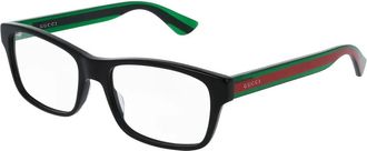 Gucci square glasses - Zwart
