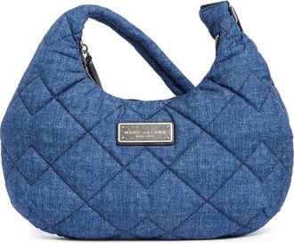 Marc Jacobs Quilted Denim Effect Nylon Crossbody Bag in Denim Blue at Nordstrom Rack