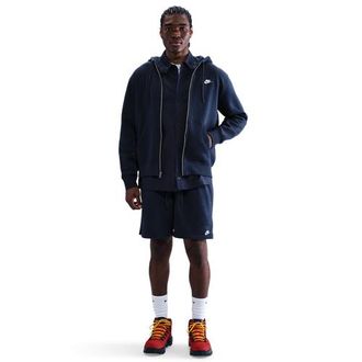 Nike Mens Club Flow French Terry Shorts - Obsidian/Obsidian/White Size XXL