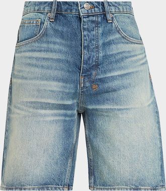 Ksubi Men & apos;s Anti-K Whiskered Denim Shorts