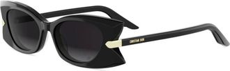 Dior Sunglasses, unisex, Black, Size: 52 MM Butterfly S2I