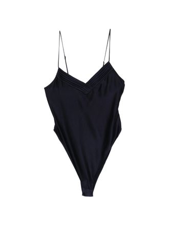 Forte_Forte Starker starker K&ouml;rper, rasierter Seidenstretch, gl&auml;nzend