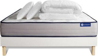 Actisom Pack Colch&oacute;n Blanco L&aacute;tex Y Espuma Viscoel&aacute;stica 200 X 200