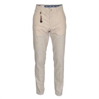 Marco Pescarolo Mens Stretch Wool & Cashmere Pants In Beige