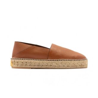 Valentino Garavani Espadrilles, male, Brown, 8 UK, Brown Leather Espadrilles