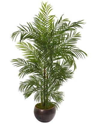 Nearly Natural 66In Areca Uv-Resistant Palm Artificial Tree In Planter (Indoor/Outdoor)