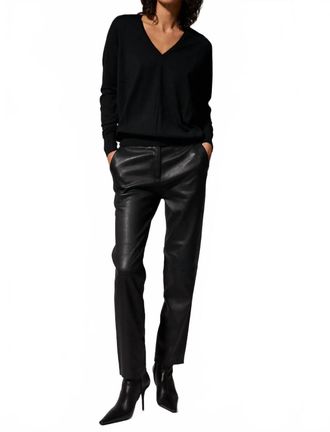 SPRWMN Sophia Cigarette Trouser In Black