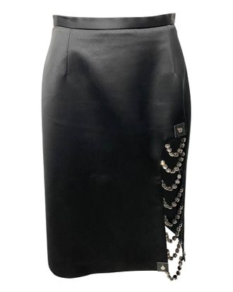 Christopher Kane Cutout Skirt in Black Polyester
