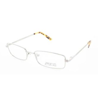 Signature Unisex Silver Tone Rectangular Eyeglass Frames 1119Silver52