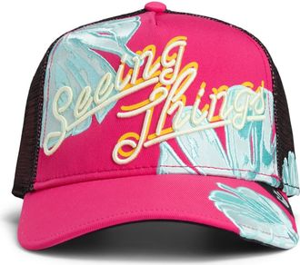 Goorin Brothers Vision Vision Trucker Hat in Magenta at Nordstrom Rack