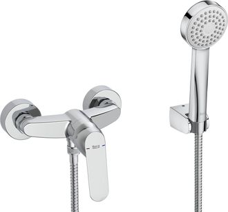 Roca Roca - Conjunto Exterior De Ducha (ducha De Mano, Flexible Y Soporte) Alfa