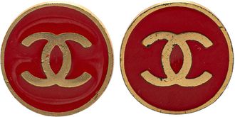 Chanel Cc Logo Ronde Oorbellen