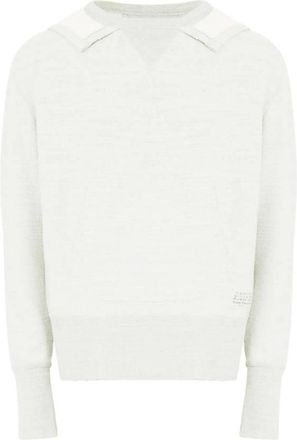 Maison Margiela Stamp Logo Cotton Hoodie, Size X-Large