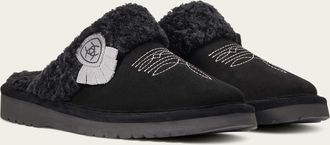 Ariat Womens Jackie Square Toe Slipper In Black