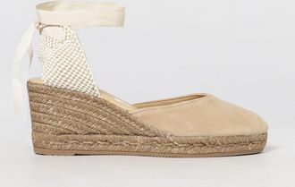 Maneb&igrave; Espadrillas con zeppa Manebi in camoscio e canvas