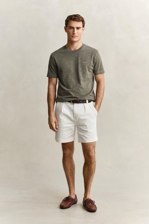 GANT Men Twill Shorts (34) EGGSHELL