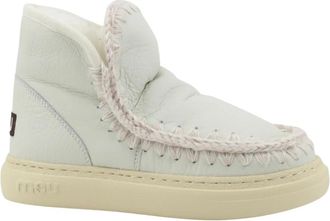 Mou Eskimo Sneaker Bold - Dames - Winterlaarzen - Wit - 40 EU - Leer - Schoenen