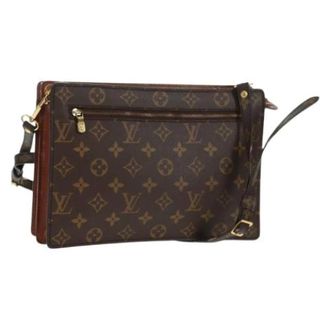 Louis Vuitton Pre-owned Cross Body Bags, female, Brown, Size: ONE SIZE Pre-owned Vintage Cross Body Bag