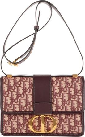 Dior Borsa a spalla con monogramma - Rosso