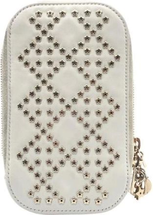 Dior Pre-owned Lady Dior Borsa a tracolla in pelle - - Pre-owned - Donna - Bianco - ONE SIZE